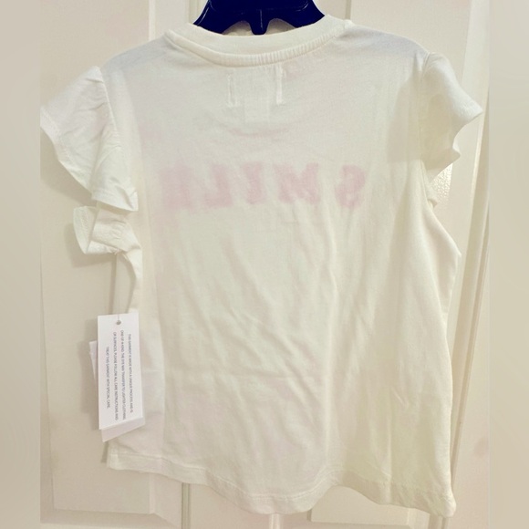 Sol Angeles Kids White T-Shirt with Red 'Smile' Print - Picture 2 of 5